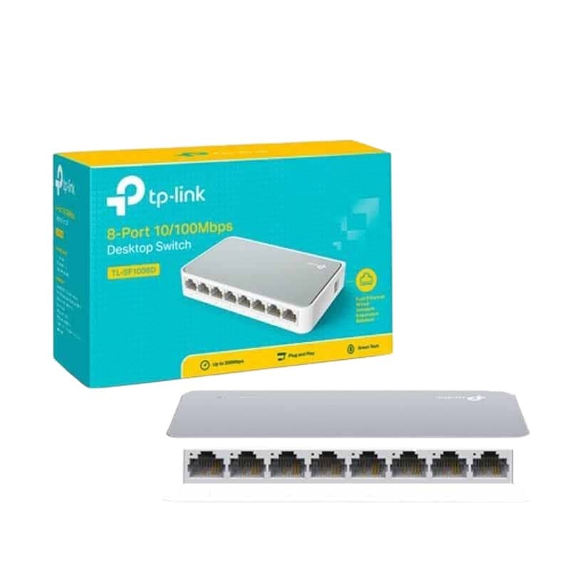 Nintendo Hub Switch 8P Tp Link 100GB