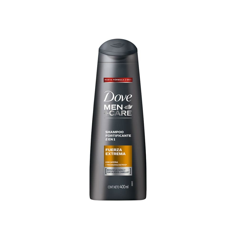 Shampoo Dove Care Fortificante 2 En 1 Fuerza Extrema 400ML