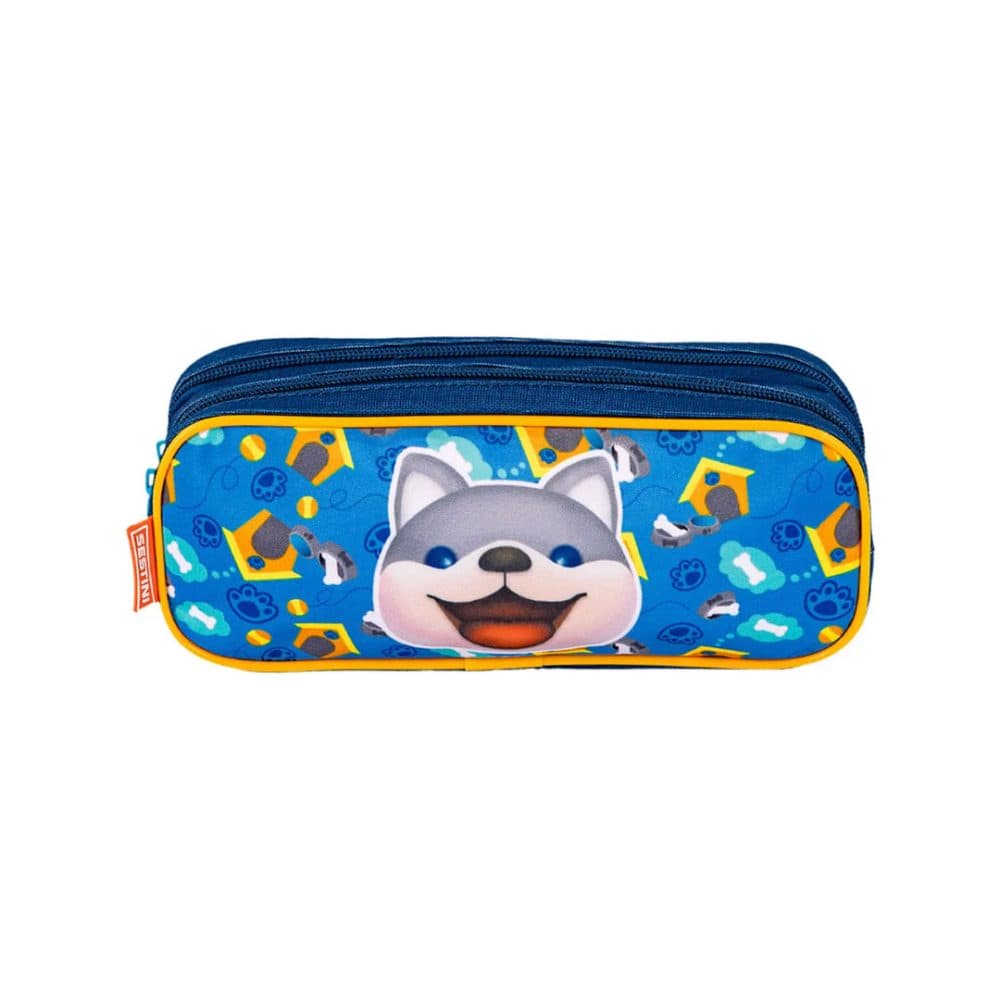 Cartuchera Sestini 2 Compartimiento Kids Dog 3