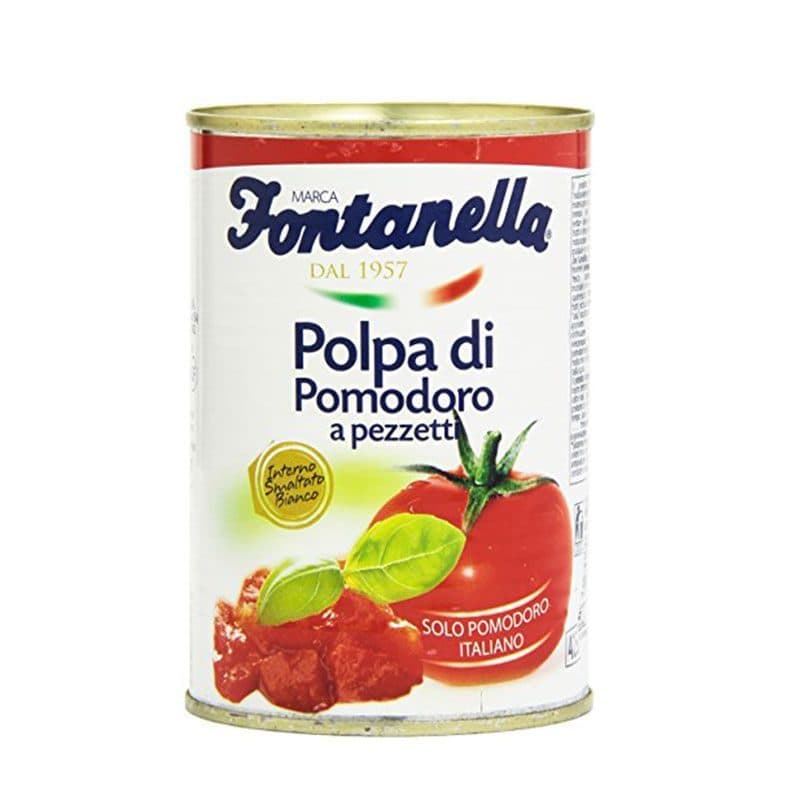 Molho De Tomate Fontanella Diced 400G Lata