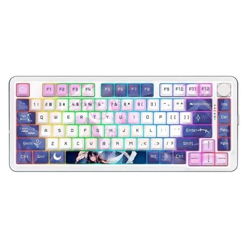 Teclado Wir Redragon Cyrus Pro RGB Pro Cream Ingles 960