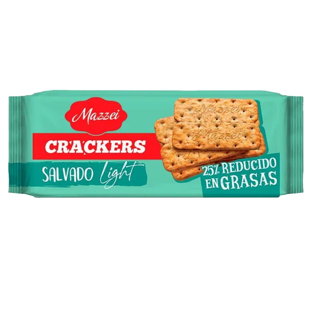 Biscoito Mazzei Crackers Salvado Light 190G