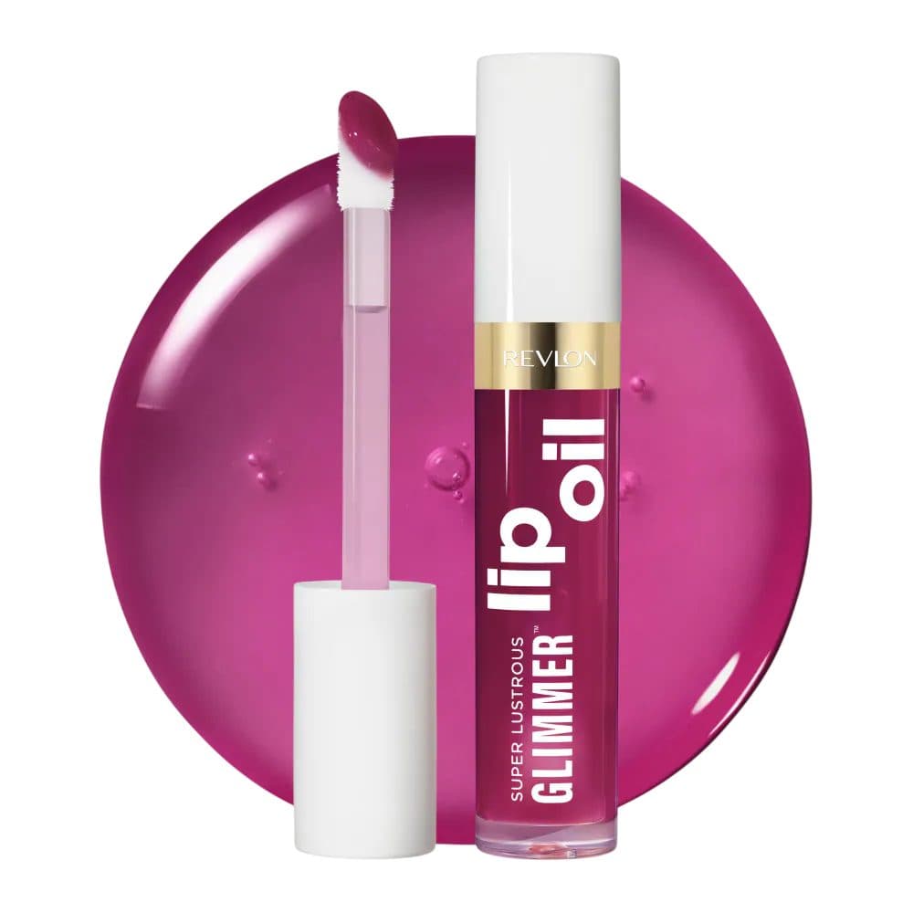 Gloss Revlon Super Lustrous Glimmer Lip Oil 006 Plum Pop
