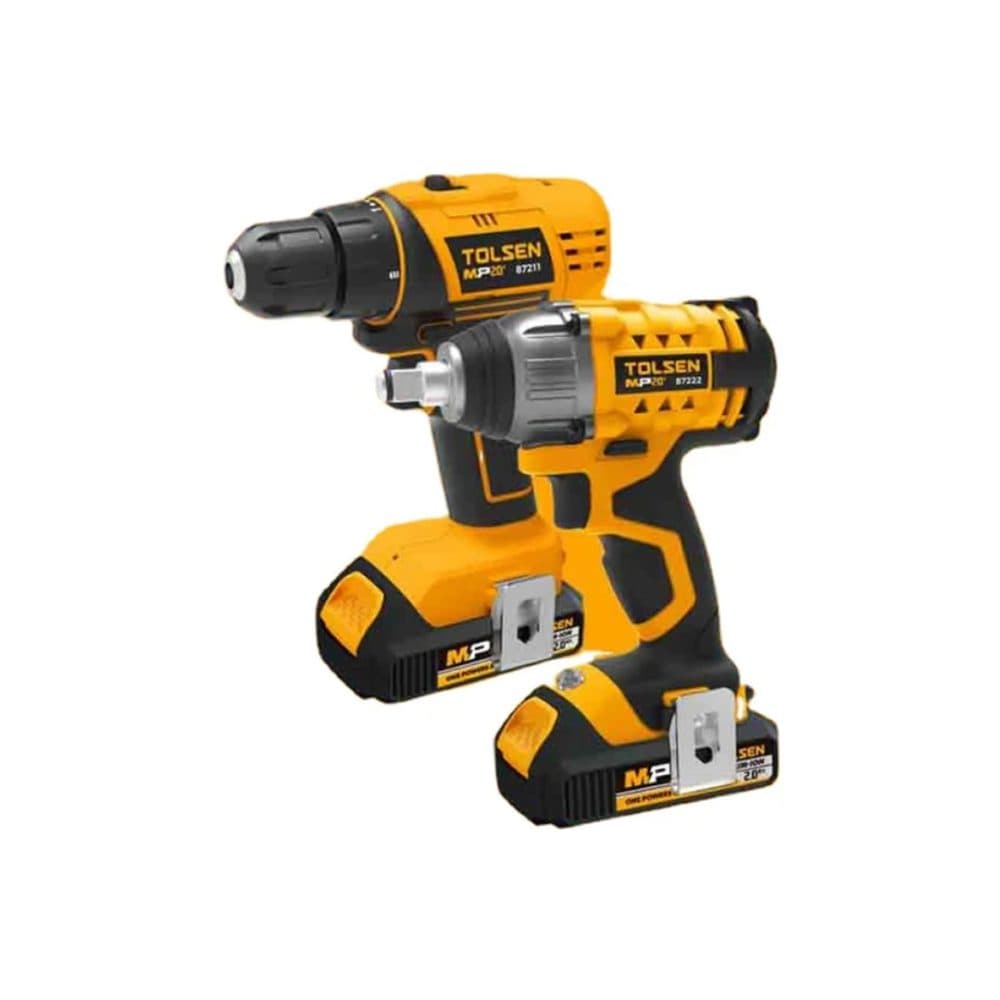 Kit Tolsen Combinado Inalambrico De Iones De Litio De 20VOLT