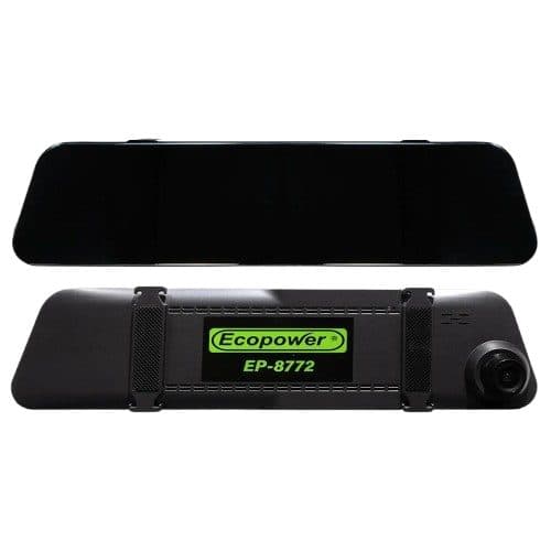 Espelho Retrovisor Ecopower Camera Grav Dvr Sensor