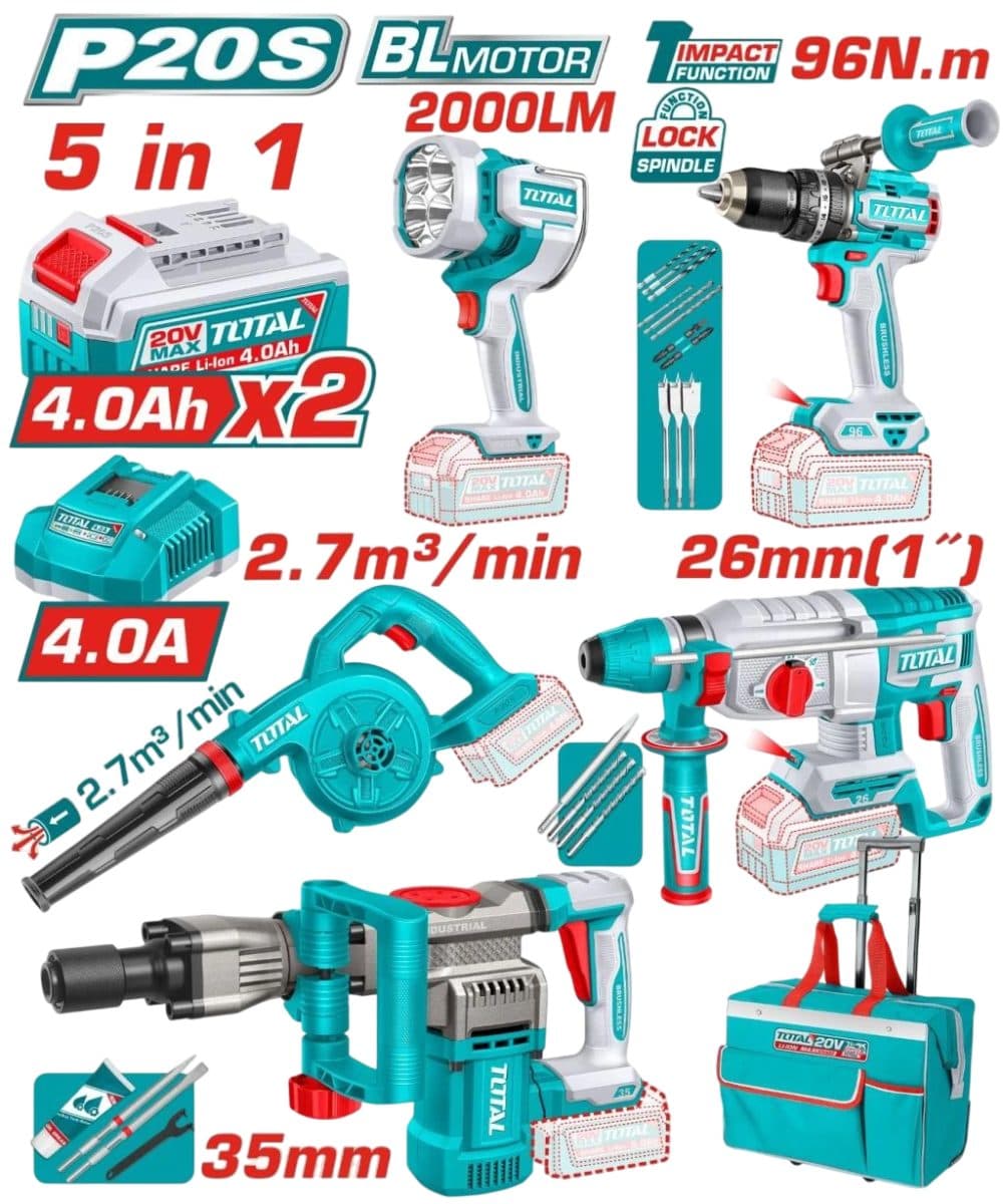 Kit Martelete Demoledor Total