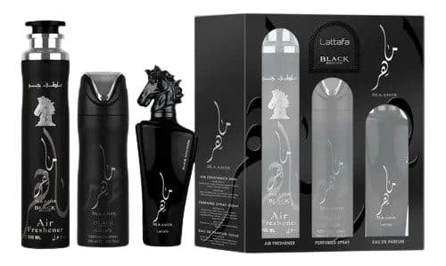 Lattafa Kit Maahir Black Deo Spray 100ML