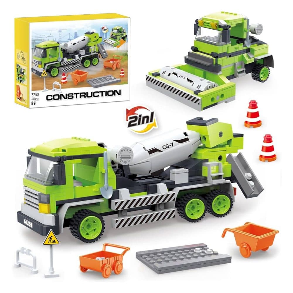Bloques De Construccion Cogo Educativos Ensamblar Construction 2 En 1 369 Piezas