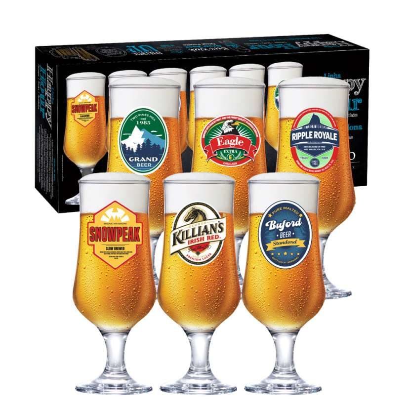 Juego De Vasos Ruvolo Barcelona Surtidas 6 Piezas 385ML
