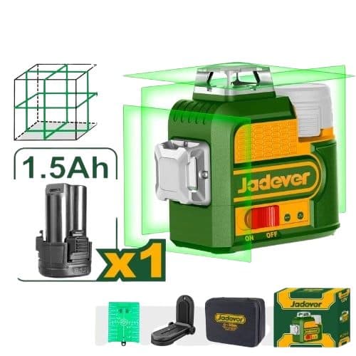 Nivelador Laser Bateria Jadever 3D 12LINHAS 30M