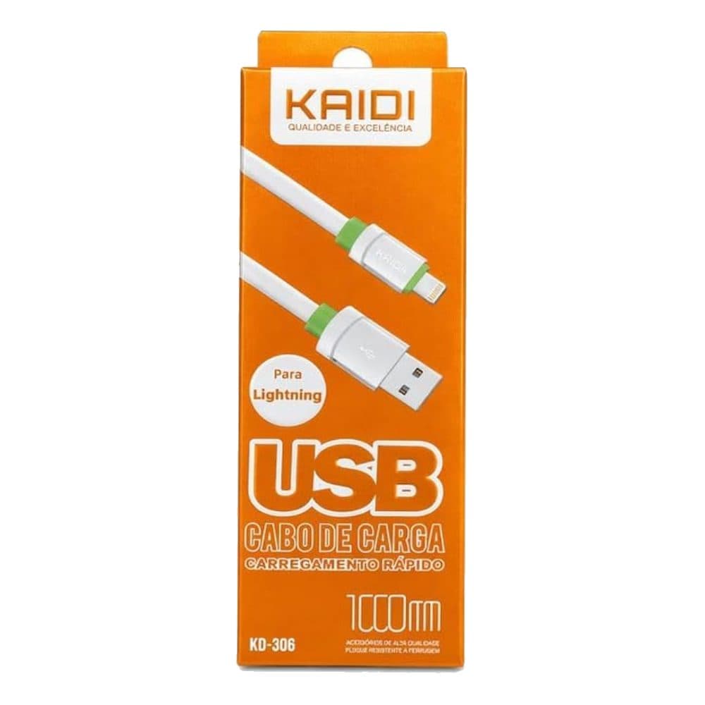 Cabo USB Kaidi Lightning