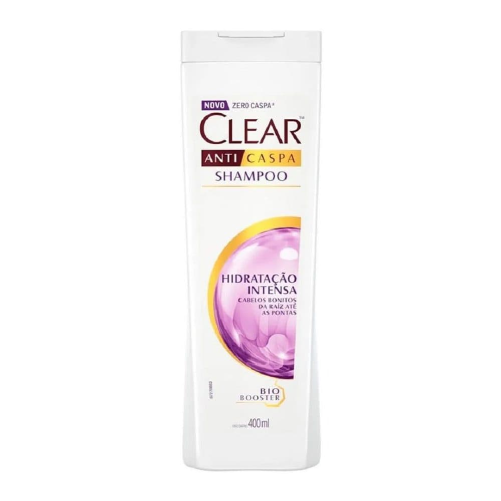 Shampoo Clear Anti Caspa Hidratacion Intensa 400ML