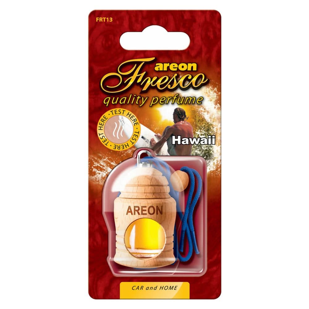 Para Auto Areon Fresco Botellita Colgante Hawaii
