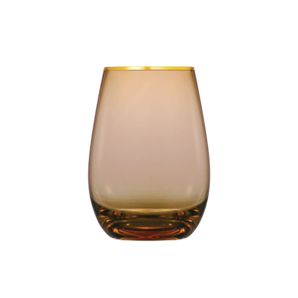 Vaso De Vidrio Ruvolo Whisky Elements Borde 475ML