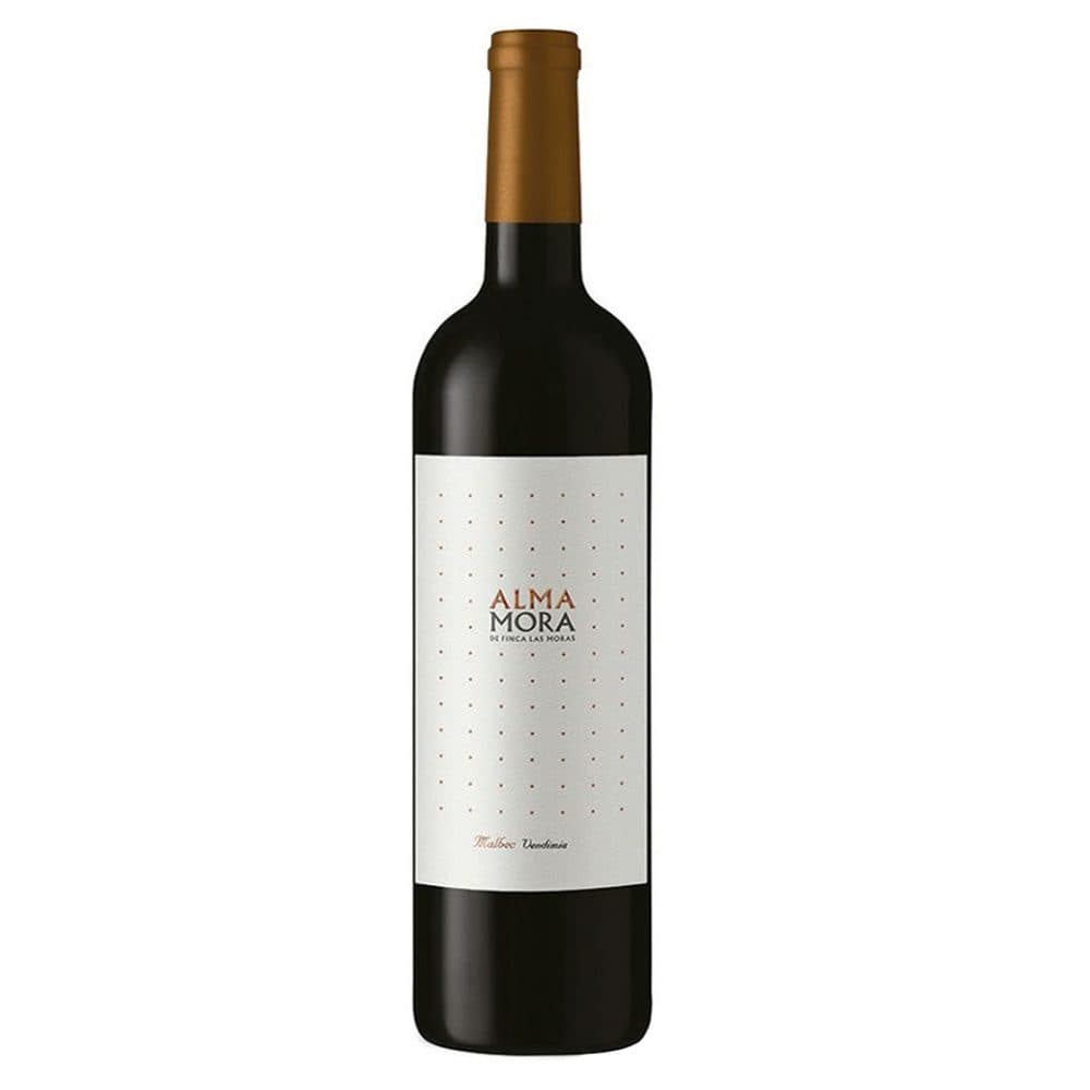 Vino Tinto Argentino Alma Mora Malbec Vino 750ML