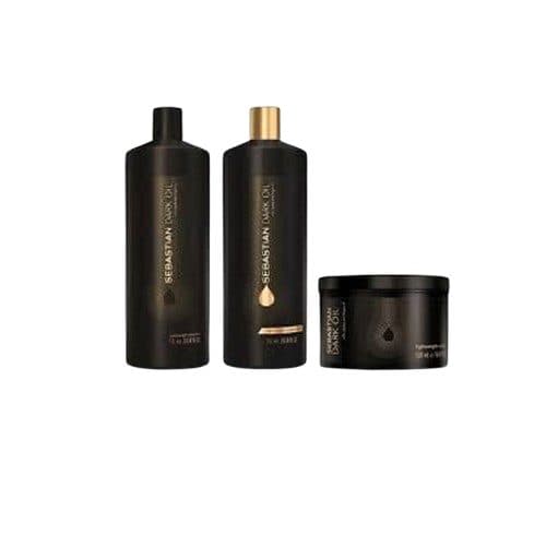 Kit Sebastian Dark Oil Sham 1LT Cond 1LT Plus 500ML