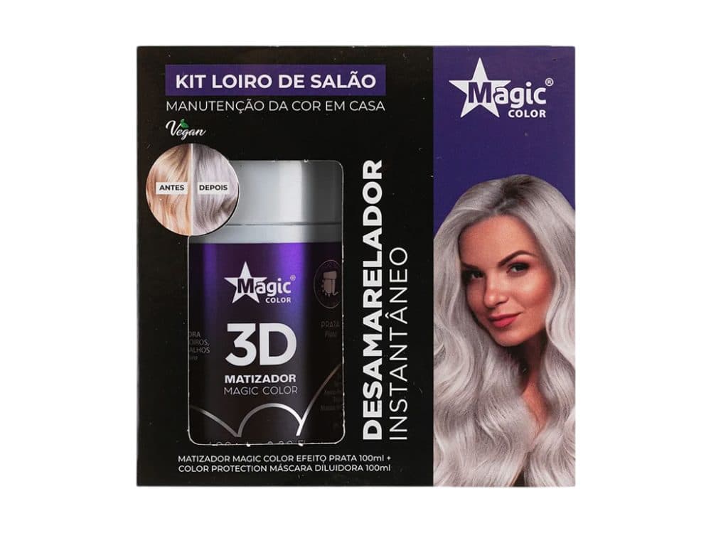 Kit Magic Color Matizador Prata Color Protect 100ML