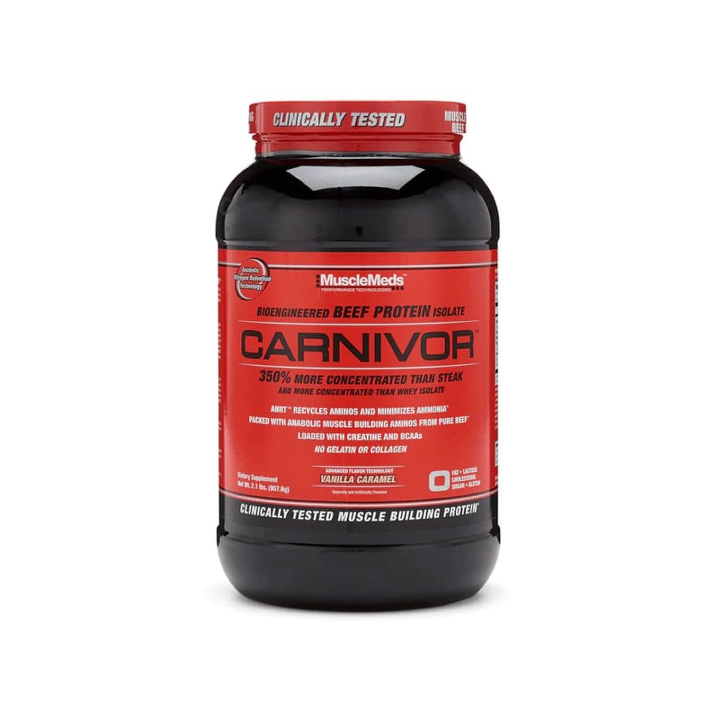 Proteina Musclemeds Carnivor Vainilla Carmelo 2LB