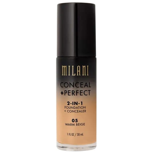 Base Corretivo Milani Conceal Perfect 2 IN1 05 Warm Beige 30ML