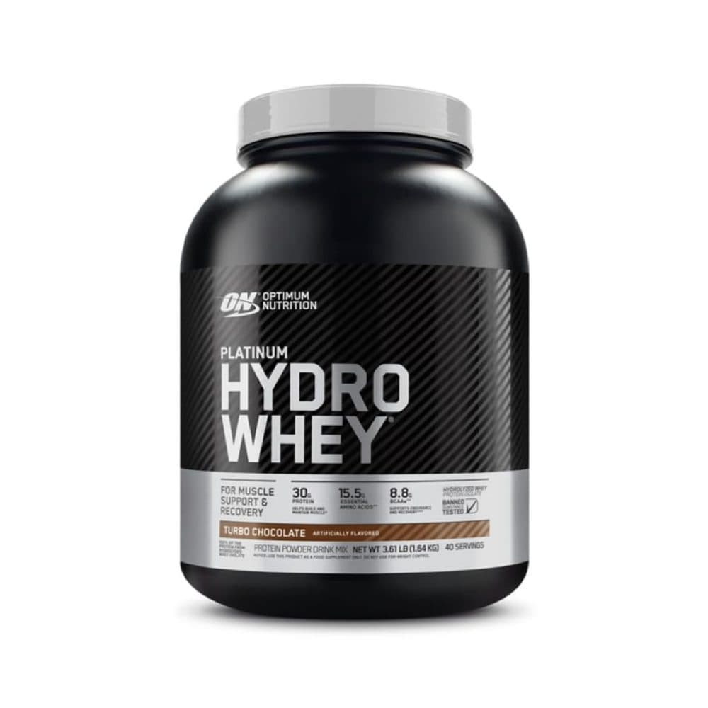 Proteina Optimun Nutrition Platinium Hidro Whey Turbo Chocolate 3 5LB
