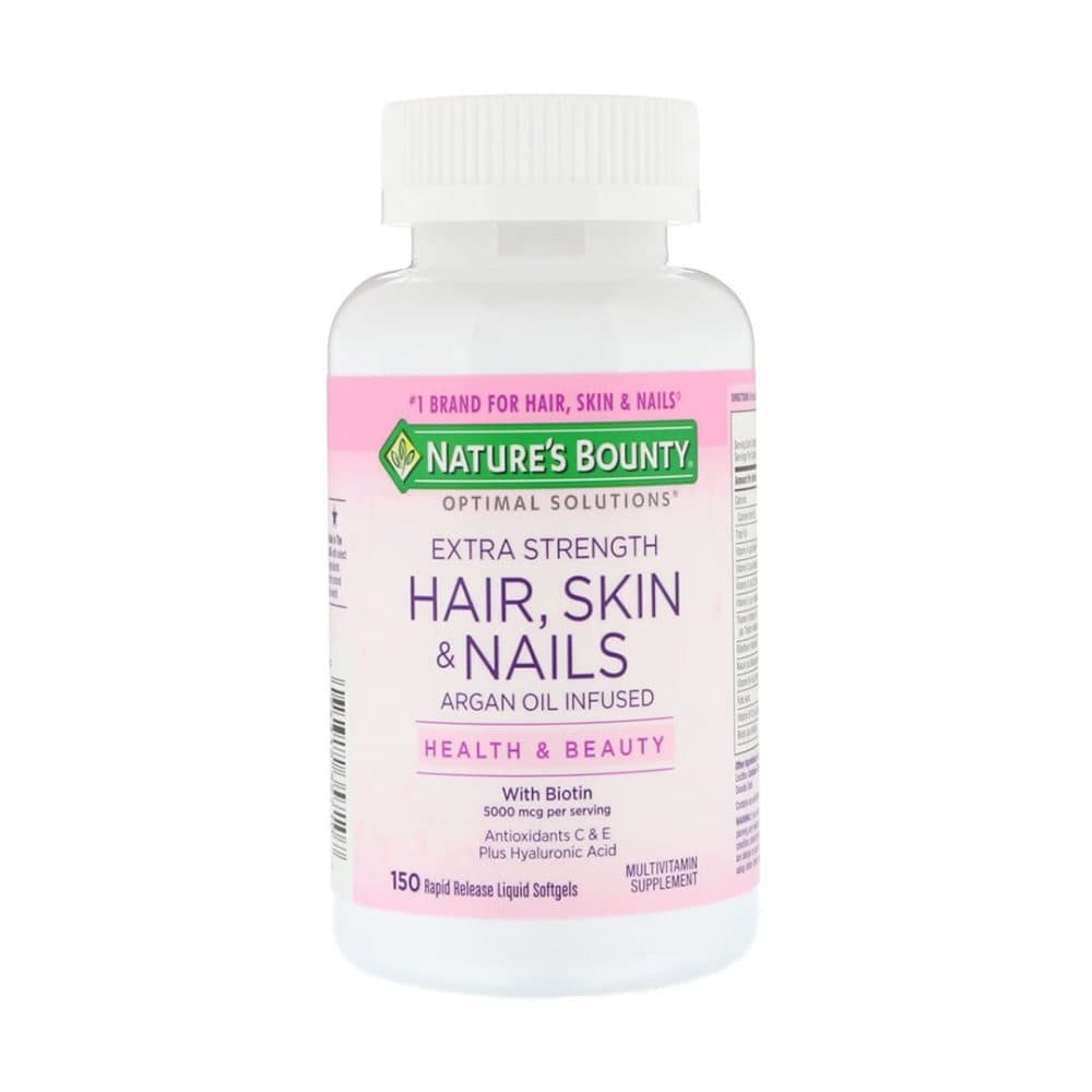 Vitamina Nature Bounty Extra Hair Skin Nails 150 Capsulas