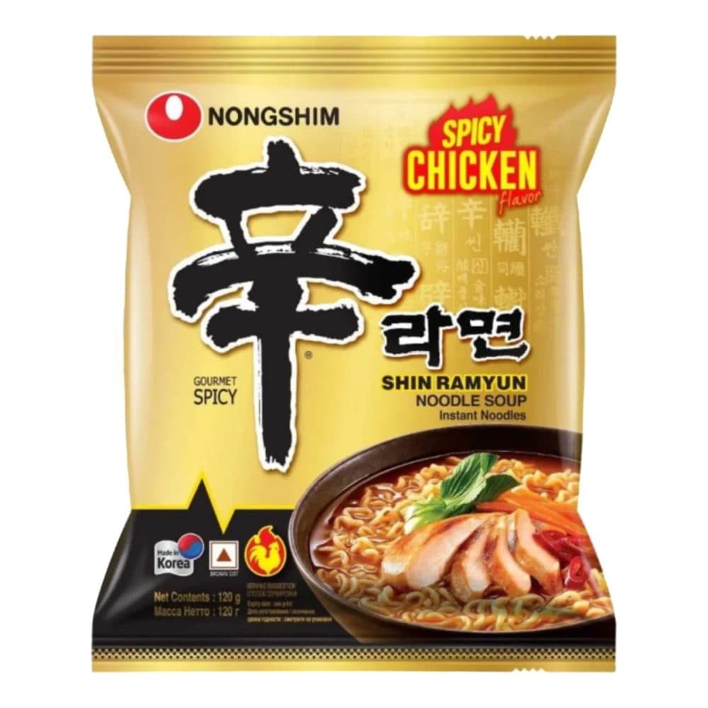 Ramen Nongushim Spicy Chicken Flavour Shim Ramyun Franco 120G