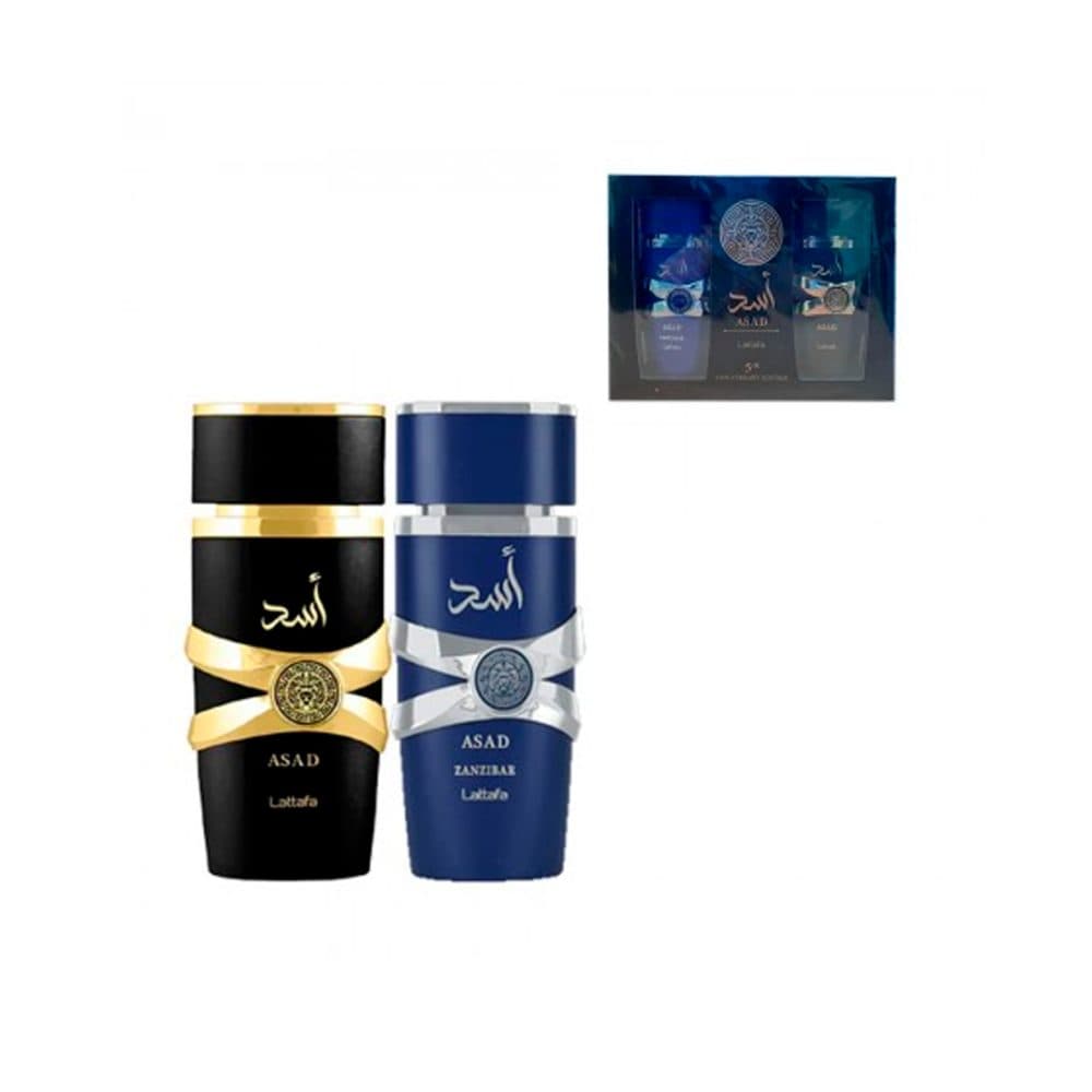 Lattafa Asad 5TH Aniversario Kit 2PC 100ML EDP