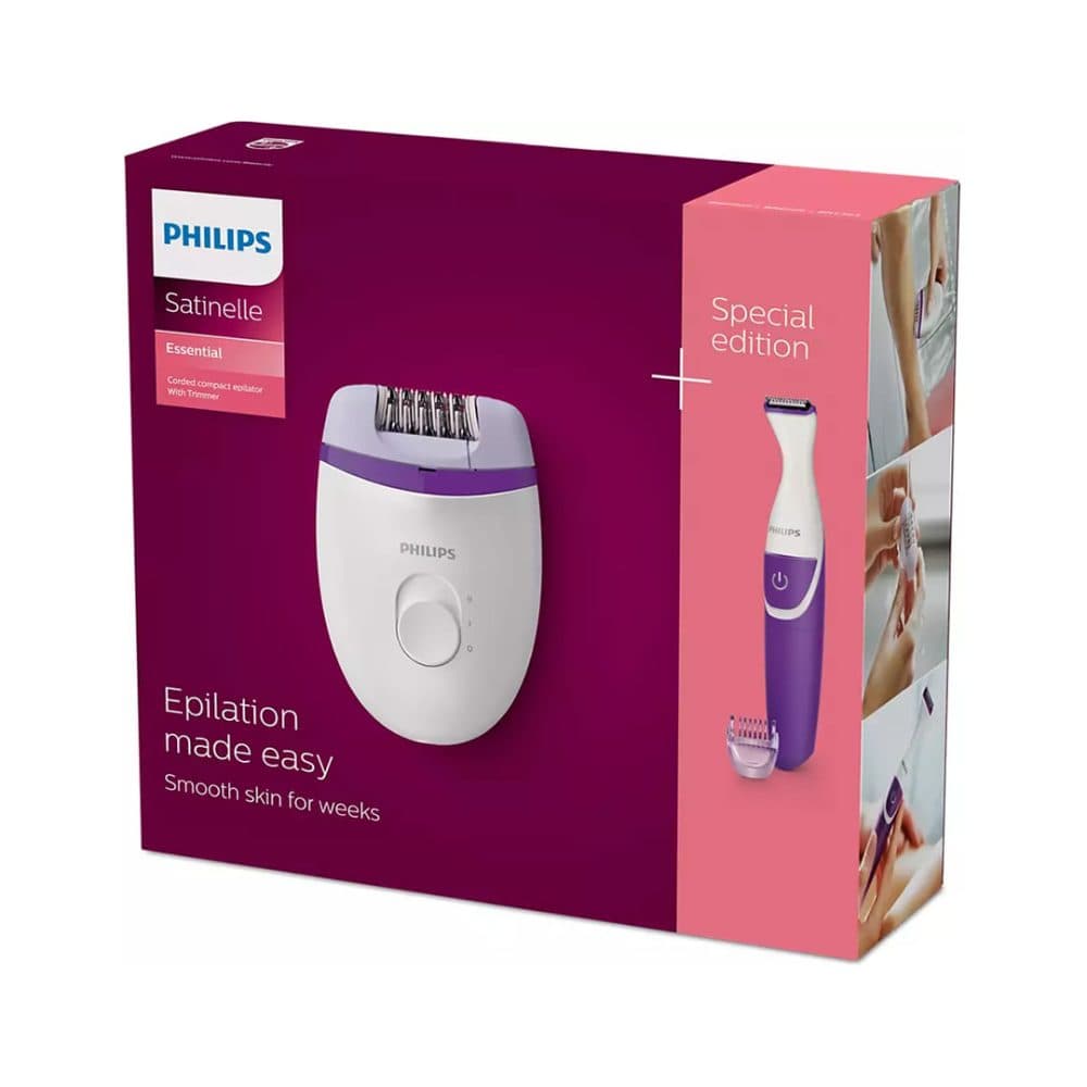 Philips Depiladora Satinelle Essential Wet Dry Cable