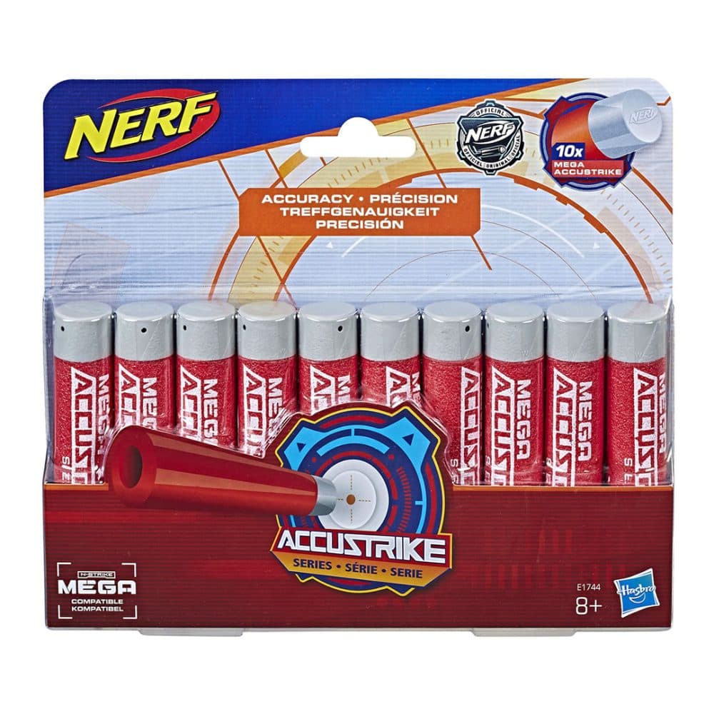 Kit De Dardos Nerf Mega Accustrike Dart Refill 10 Unidades