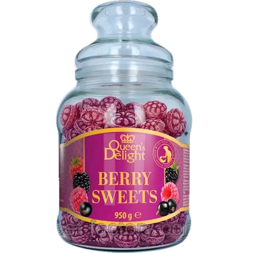 Bala De Frutas Queens Delight Hard Candy Berry Sweet 950G
