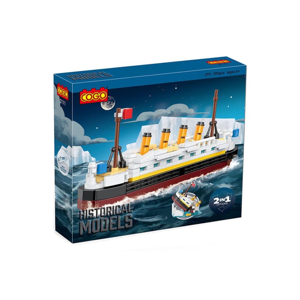 Bloques De Construccion Cogo Educativos Ensamblar Barco Titanic 290 Piezas