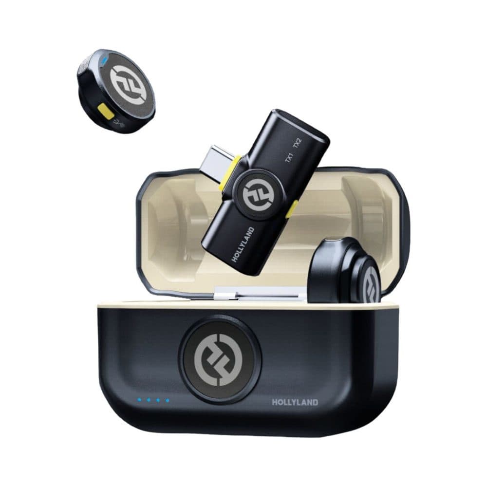 Microfone Sem Fio Hollyland Lark M2 Duo USB Shine Charcoal