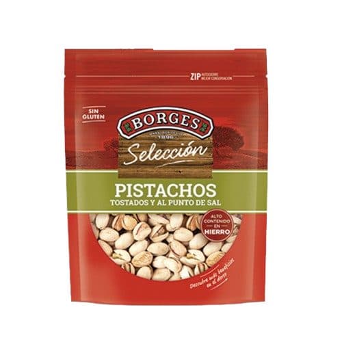 Borges Pistachios Tortados Salado 130G