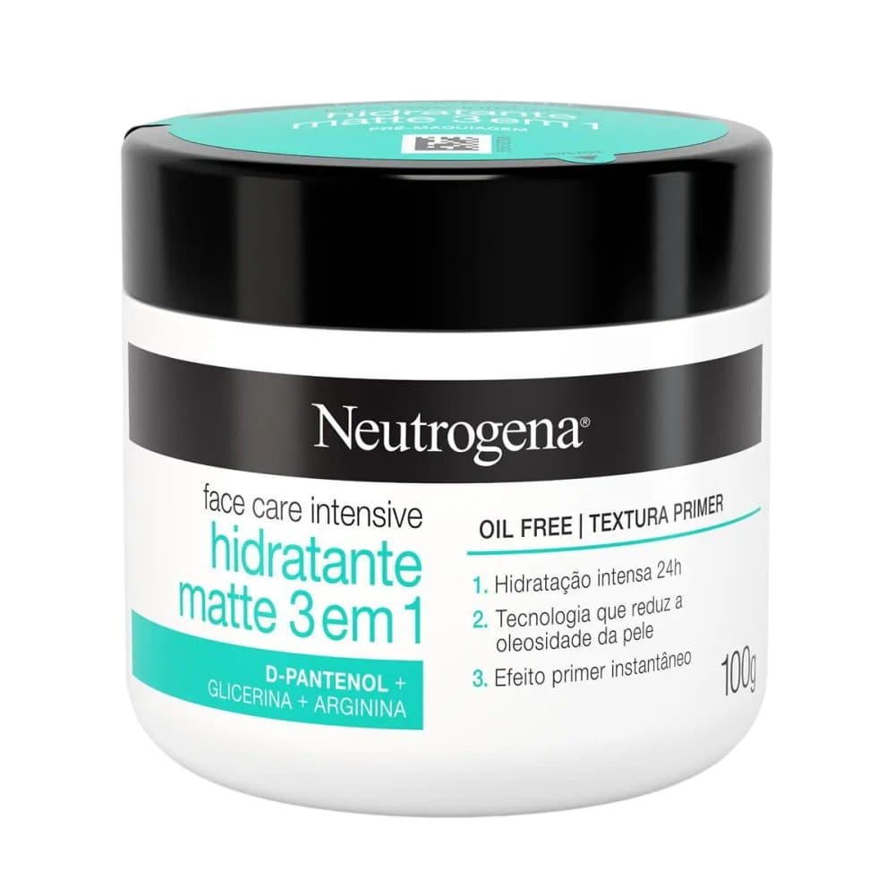 Gel Hidratante Facial Neutrogena Hidratante Mate 3 Em 1 100G
