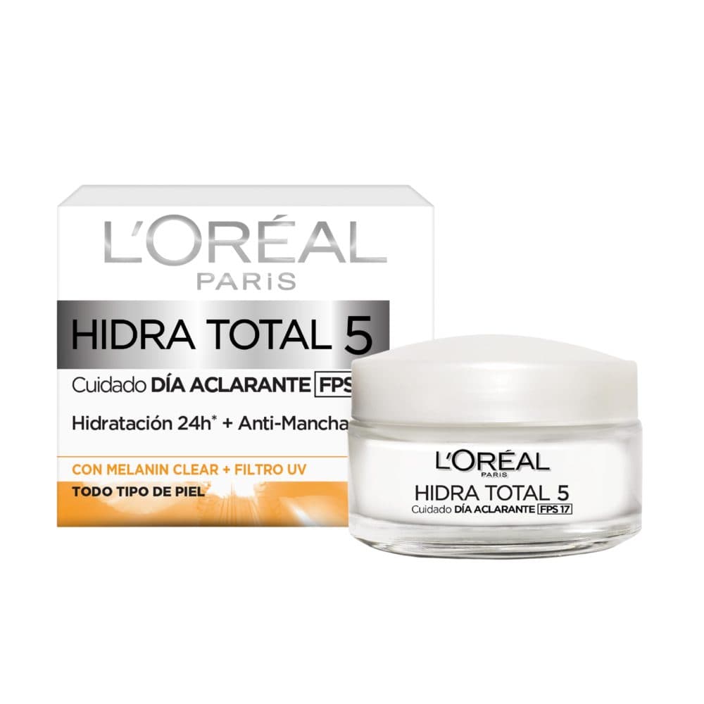 L'Oréal Creme Loreal Hidra Total 5 Humectante Aclarante 50ML
