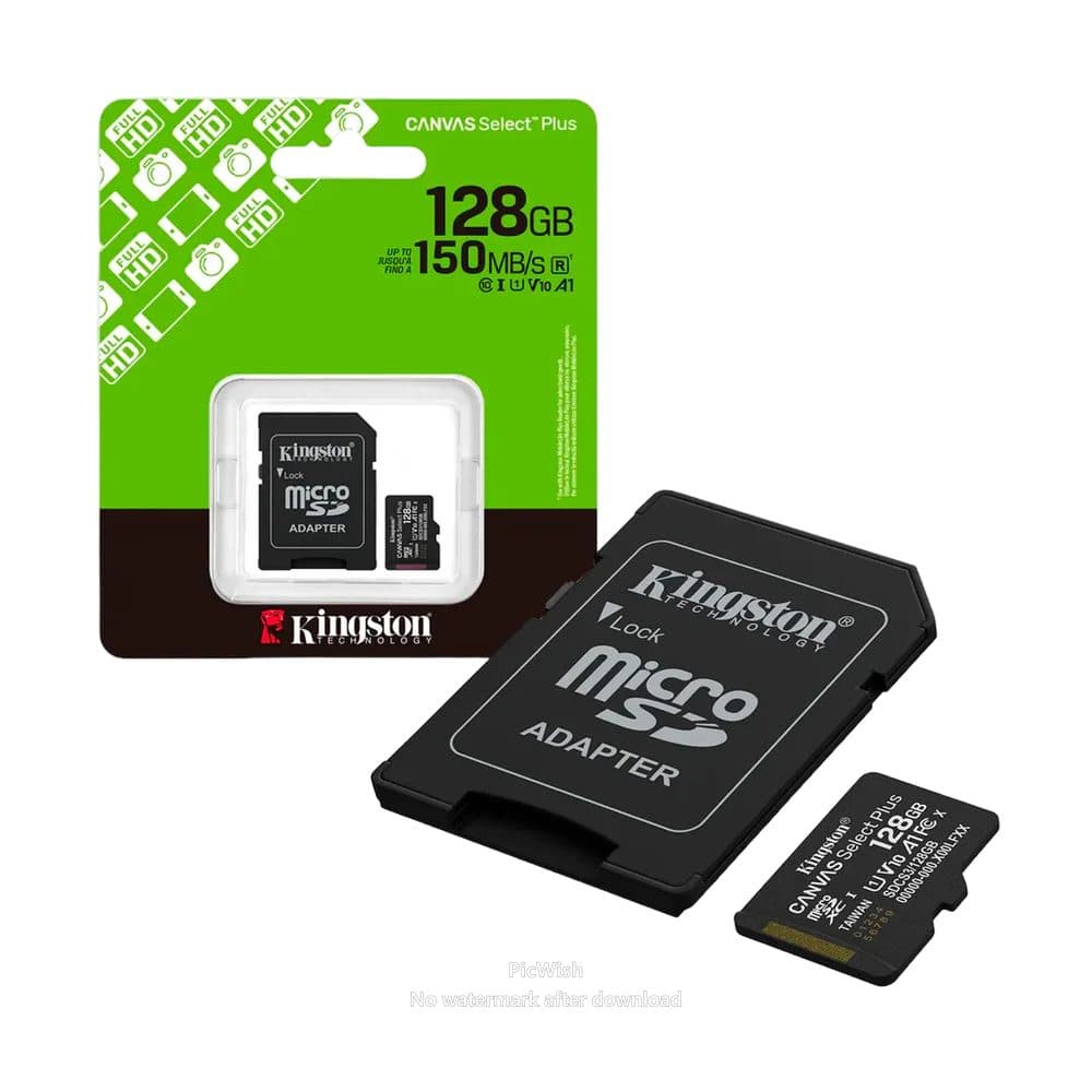 Kingston Mem Sdhc Plus C10 SDCS3 Adaptador 128GB