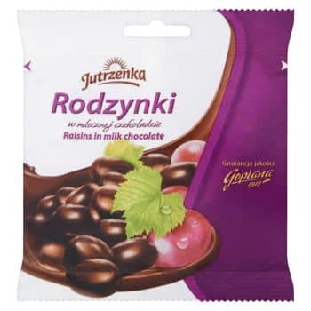 Jutrzenka Rodzynki Raisins In Milk Chocolate