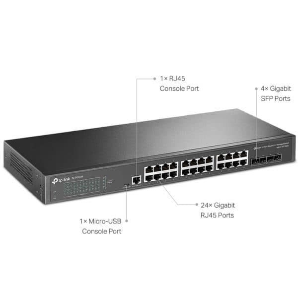 Nintendo Hub Switch 24P Tp Link SG3428GIGABIT 4 Sfp 758