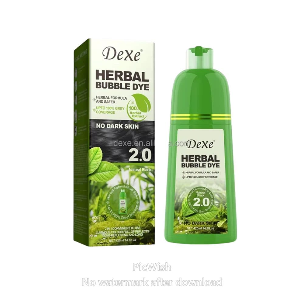 Shampoo Dexe Herbal Day Bubble Dye Natural Brown 420ML