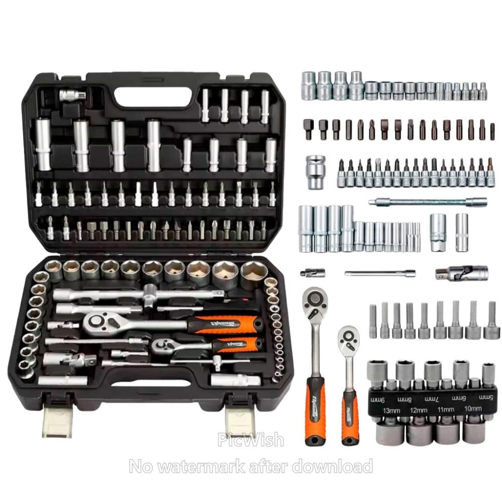 Kit Ferramentas Sunlight 94PC Chrome Plating