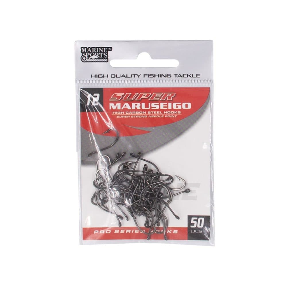 Anzuelo Marine Sports Super Maruseigo Blacknickel 0 12 50 Unidades