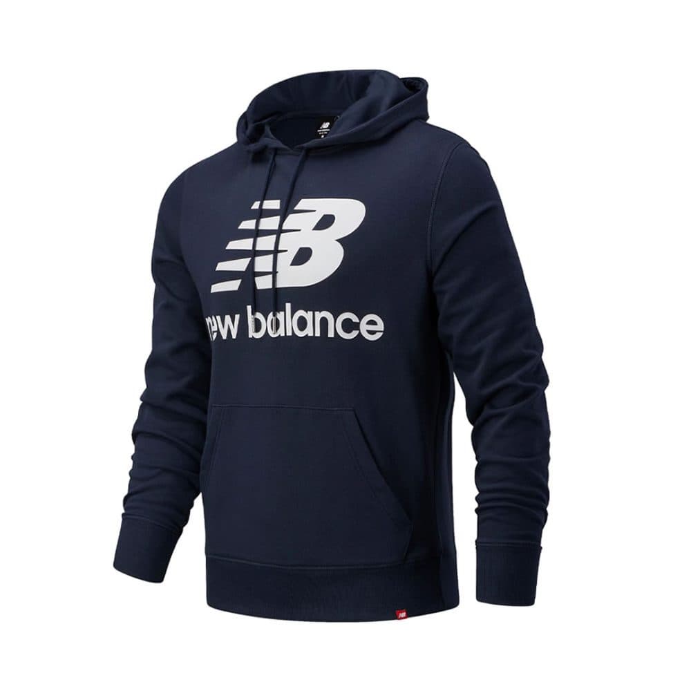 Abrigo Capucha Balance Essentials Stacked Marino