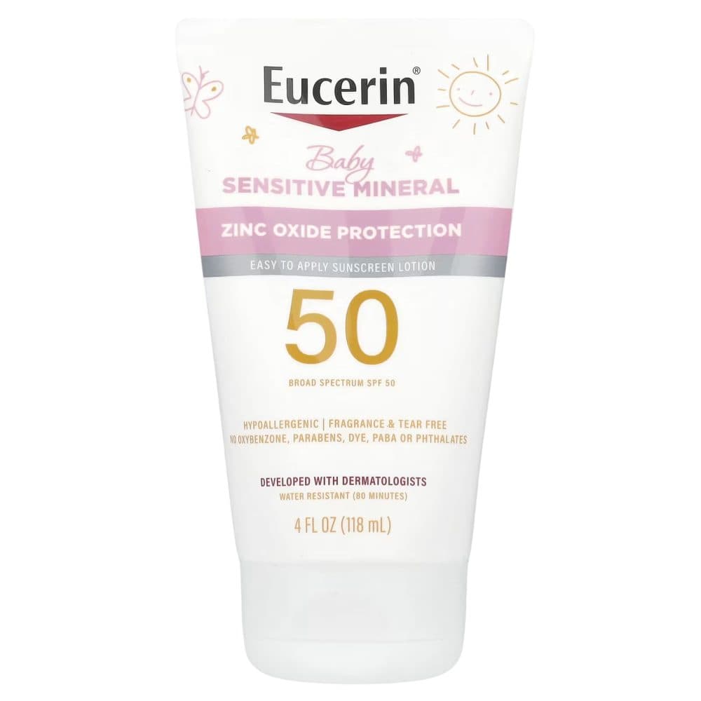 Protetor Solar Eucerin Baby Sensitive Mineral Zinc Oxide 118ML