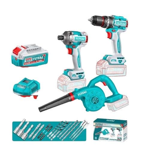 Kit Total Par Soprador Lante Lixadeira 2 Bate