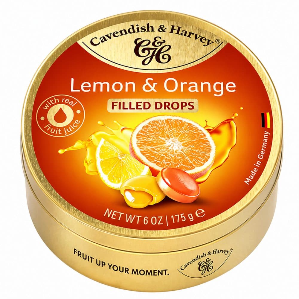 Bala De Frutas Cavendish Harvey Lemon Drops Lata 200G