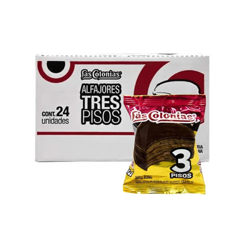 Alfajores Las Colonias Caja 24 Unidades