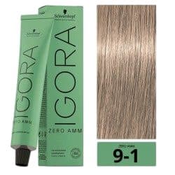 Tinta Cabelo Schwarzkopf Igora Zero Amm 9 1 60G Lo Ao 60ML
