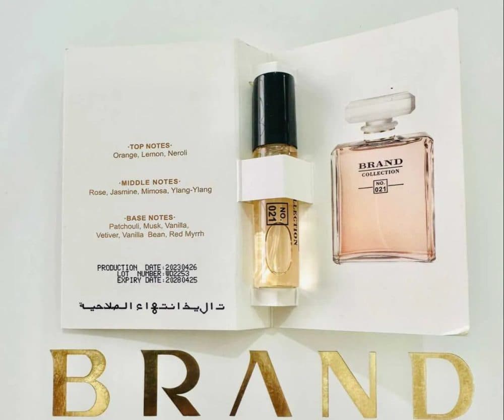 Brand Vial 021 3ML EDP