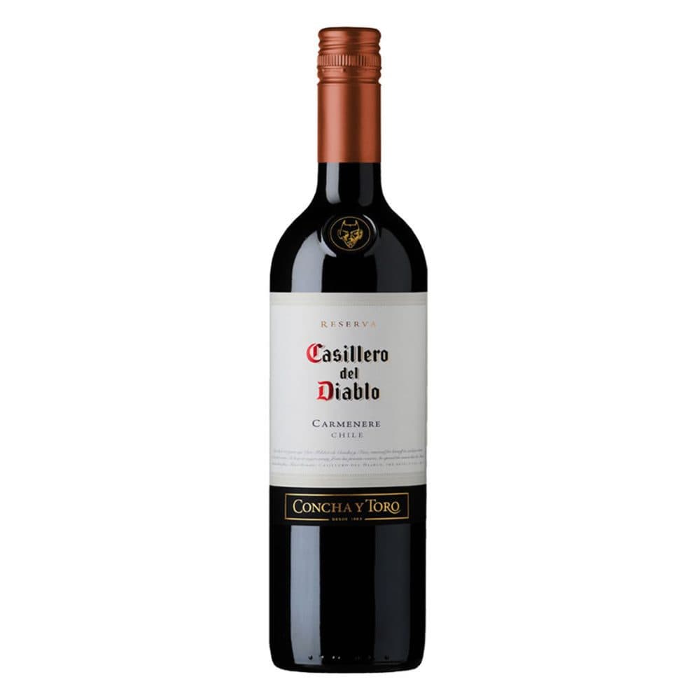 Vino Tinto Chileno Concha Toro Reserva Casillero Del Diablo Carmenere 750ML