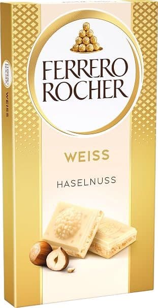 Chocolate Ferrero Rocher Weiss Haselnuss 90G